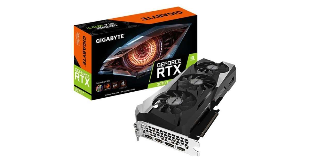 Gigabyte Videókártya Nvidia RTX 3070 Ti OC (8192MB, GDDR6