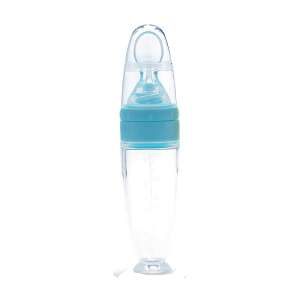 Tappancsos etetőkanál BPA mentes, PVC mentes és Latex mentes Kék színű  64974445 Cumisüvegek - BPA-mentes - 90 ml