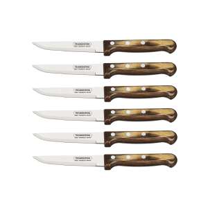 Tramontina Gaucho Steak Knife Set, 6 pieces, with wooden handles - Cutlery