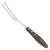 Tramontina Churrasco Meat Fork with Brown Wood Handle