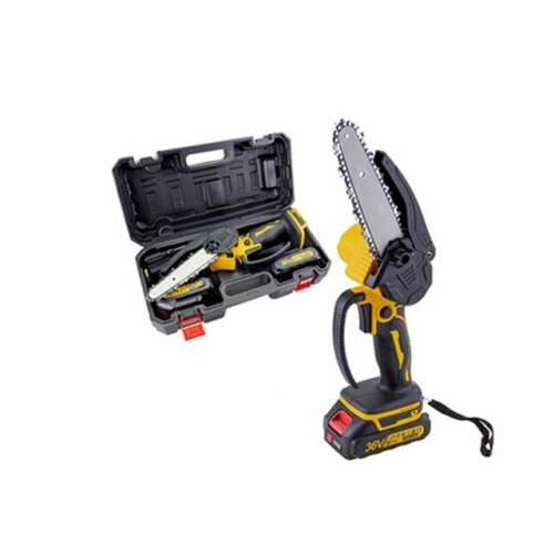 THO M-8009 mini reťazová píla s akumulátorom, 2 batérie, 36V, v kufri