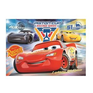 Clementoni Cars 3 Puzzle Bild, 104 Teile, Lightning McQueen, Jackson Storm, Cruz Ramirez - Puzzle