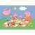 Peppa Pig und ihre Familie beim Picknicken, 24-teiliges Puzzle