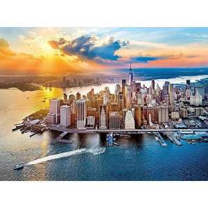 Clementoni New York City Apus de soare Puzzle 500 piese - Puzzle 3D & Puzzle cu burete
