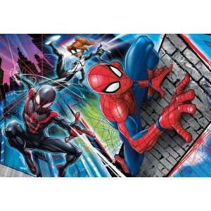 Puzzle Clementoni Marvel Spider-Man cu 24 piese, cu Spider-Man, Miles Morales și Gwen Stacy - Puzzle 3D & Puzzle cu burete