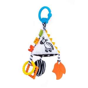 Piramida edukacyjna dla niemowląt Balibazoo z gryzakiem, wzór zebra - Moni