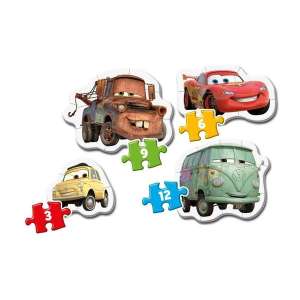 Piese de puzzle Clementoni Cars, puzzle cu 3, 6, 9 și 12 piese - Clementoni Puzzle