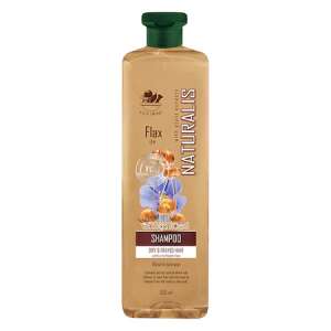 Šampón Naturalis s ľanovým semenom pre suché a poškodené vlasy, 500 ml - Šampón