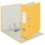 Open Leitz Cosy Soft Touch Yellow A4 Ring Binder with 180-degree mechanism