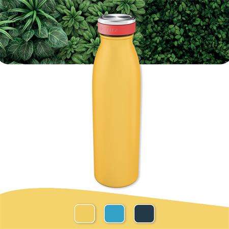 LEITZ Termosz, fém, 500 ml, LEITZ "Cosy", melegsárga