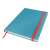 LEITZ Cosy Soft Touch B5 Notebook, blue, 80 pages, squared, hard cover, closed book view