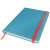 LEITZ Cosy Soft Touch B5 Notebook, blue, 80 pages, squared, hard cover, closed book view