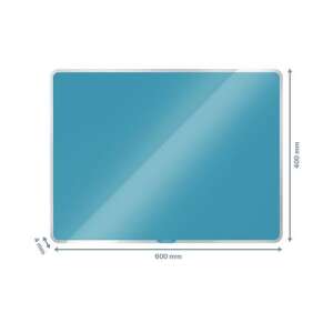 LEITZ Placă de sticlă magnetică, 60x40 cm, LEITZ Cosy, albastru calm 32017258 Placi magnetice de perete din sticla