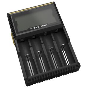 Nitecore D4 Digi univerzális intelligens töltő Li-ion, Ni-MH és Ni-Cd akkumulátorokhoz - Nitecore