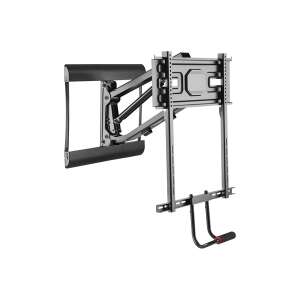 Equip TV wall mount for 43-70 inch TVs, black, tilts, swivels, adjustable height - TV Stand and Wall Mount