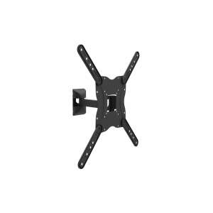 Equip TV wall mount bracket for 23-55 inch TVs, black, tilting, swiveling, extending, max 30kg - Equip