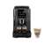 De'Longhi Magnifica Start automatic espresso machine with two cups of espresso and a cappuccino