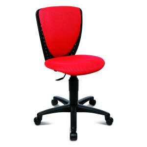 Topstar High S'Cool red mesh swivel chair for kids and teens - Furniture