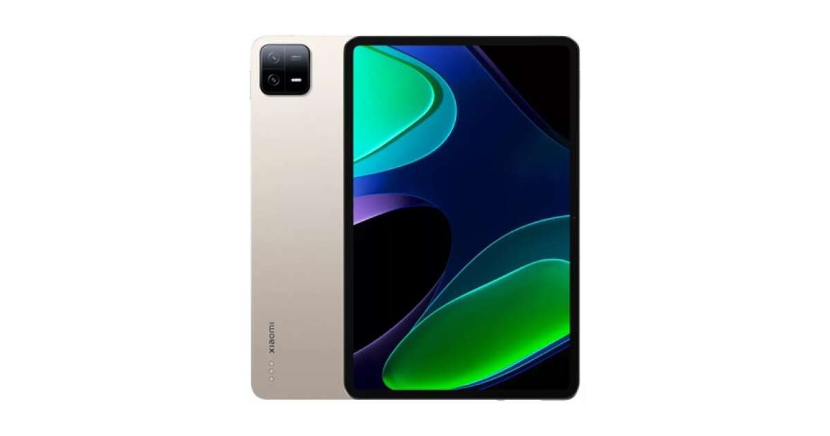 Xiaomi Pad 6 128GB 6GB RAM Tablet, Gold (VHU4345EU) | Pepita.com