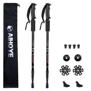 Timeless Tools Telescopic Hiking Poles Pair with Bag and Accessories - Hiking pole