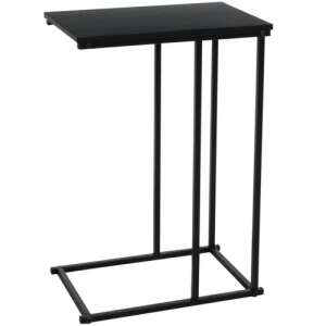 Moderner schwarzer Beistelltisch, 58x40 cm, minimalistisches Design - Couchtische