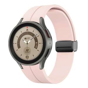 Samsung Watch 4/5 magnetisches Silikonarmband, 20mm, Pink 65096933 Smartwatch-Zubehör