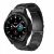 Fekete fém óraszíj Samsung Galaxy Watch 4/5 20mm-hez