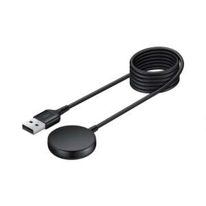 Samsung Galaxy Watch Active 2 töltőkábel, fekete, feltekert - Cellect