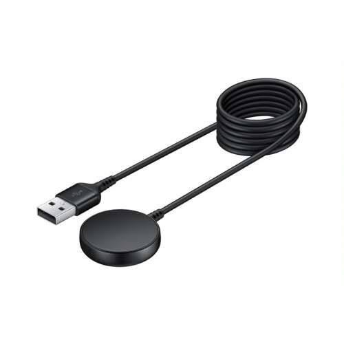 Samsung Galaxy Watch Active 2 töltőkábel, fekete, feltekert
