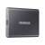 Samsung T7 Portable SSD, 2TB, gray, external hard drive, fast data transfer