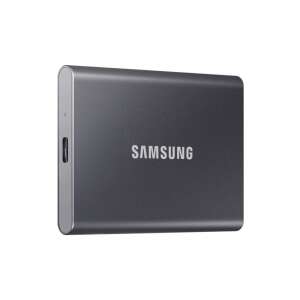Samsung T7 Portable SSD, 2TB, grau, externe Festplatte, schnelle Datenübertragung - SSD-Laufwerke