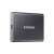 Samsung T7 Portable SSD, 2TB, grau, Seitenansicht