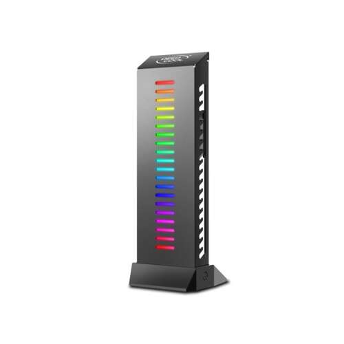 DeepCool GH-01 A-RGB Grafikkartenhalter, schwarz, mit RGB-Beleuchtung