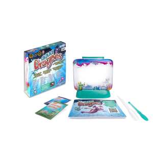 Aqua Dragons vízalatti világ készlet, teljes készlet az Aqua Dragons keltetéséhez és neveléséhez, tartalmaz tartályt, táplálékot és nagyítóüveget - World Alive