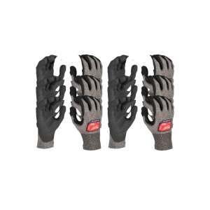 Milwaukee Schnittschutzhandschuhe - F-Schutzstufe - M/8 - 12 Paar - Schutzausrüstung