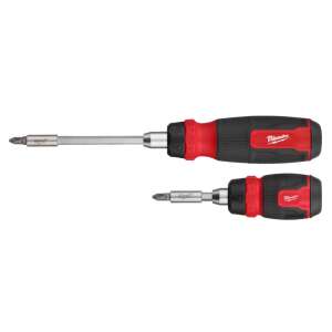Milwaukee ratcheting screwdriver, 2-piece kit, most versatile, all-metal ratchet - Screwdriver