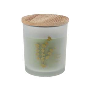 Aroma Di Rogito illatos gyertya, üveg/MDF, 8.8x10 cm, eukaliptusz 65132886 Illatgyertyák