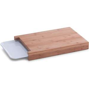 Zeller Cutting Board with Tray, Bamboo, 38x26x4.5 cm, Brown 65133036