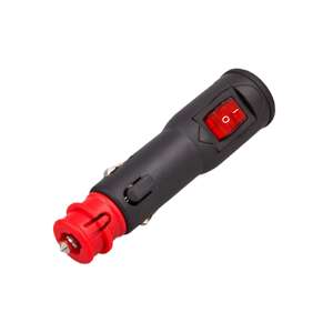 Carpoint 8A 12/24V cigarette lighter socket with switch - Car electronic