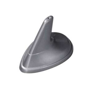 Silver shark fin antenna for car, imitation GPS satellite navigator antenna - Car antenna