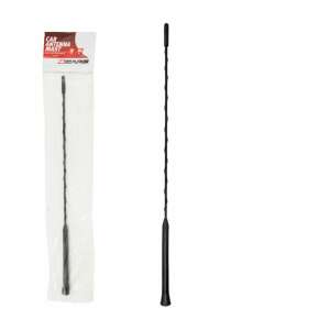 4Cars car antenna mast, 40cm, 5mm, black, AM/FM radio, car accessories - Car antenna