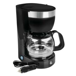 Cafeaua Liberica Lampa 12V 170W pentru mașină, negru, cu cană de sticlă - Aparat de cafea cu filtru