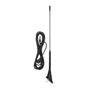 4Cars Golf type roof antenna, 40cm long, black, with cable - Car antenna