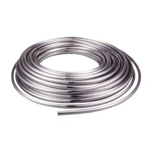 20 meter roll of 4Cars chrome adhesive trim, U profile, 8mm wide - Car decorative strip