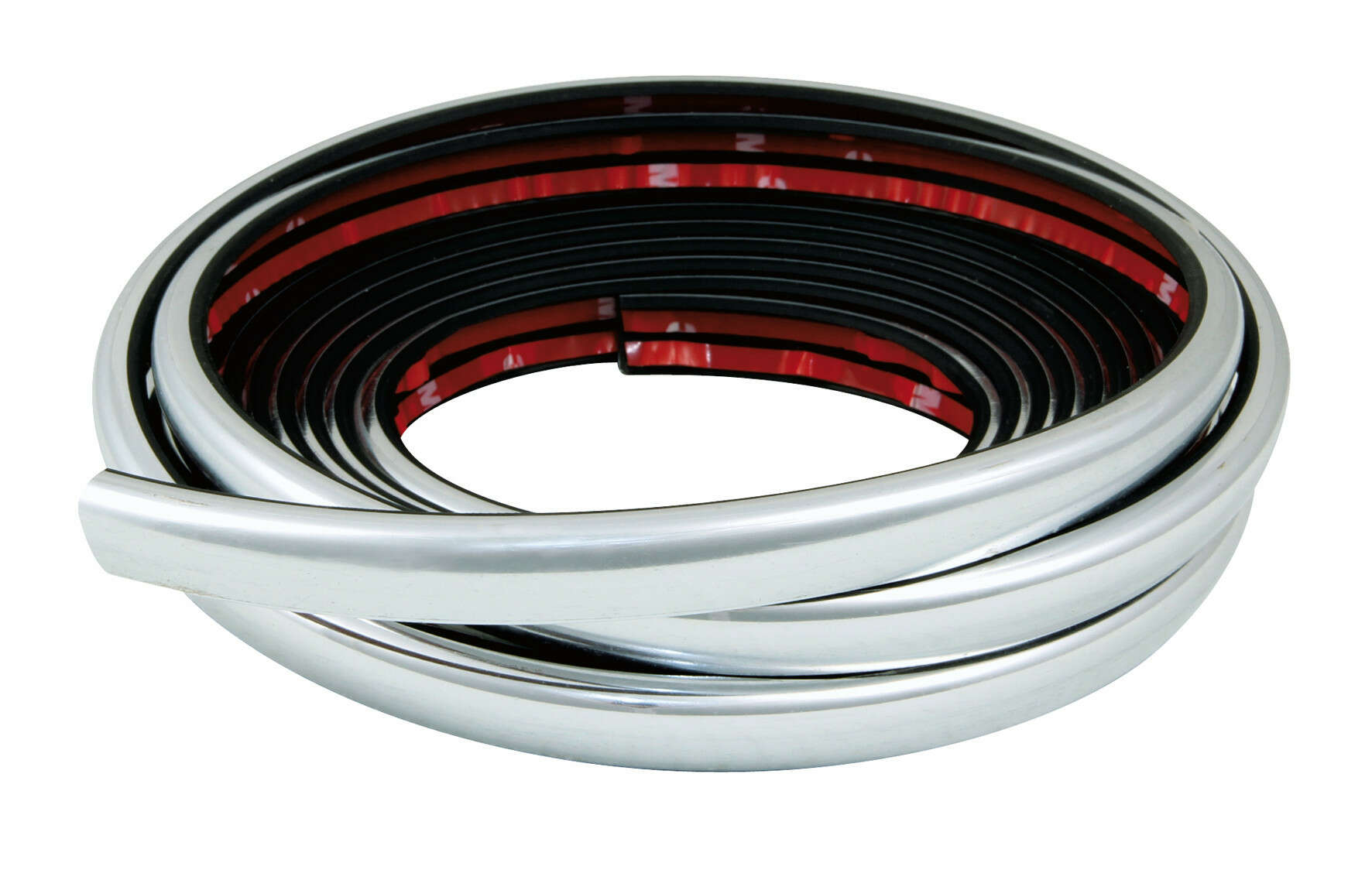 Self-adhesive Chrome Strip L Profile 5 m x 15 mm