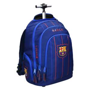 Barcelona iskolatáska, hátizsák gurulós csíkos 65178419 Iskolatáskák