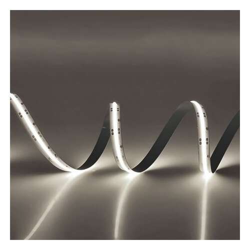 COB LED strip light, warm white, 12V, 11W/m, 320 LEDs/meter, flexible and easy to install