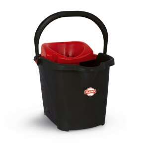 Wiadro do mopa Planet z wyciskaczem, czarne i czerwone, 12L - Narzędzie ogrodowe