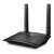 TP-LINK TL-MR100 4G LTE WiFi router, čierny, predný pohľad