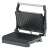 Adler AD 3052 electric grill, black and silver, non-stick grill plates, open